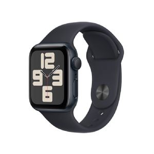 Apple Watch SE GPS 44mm Gece Yarısı Alüminyum Kasa ve Gece Yarısı Spor Kordon