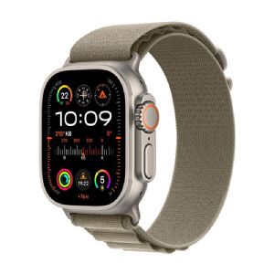 Apple Watch Ultra 2 GPS + Cellular 49mm Titanyum Kasa ve Klasik Zeytin Yeşili Alpine Loop